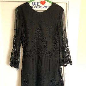 Black Lace Dolce Vita Dress